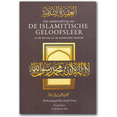 Boekcover met Arabische en Nederlandse tekst over islamitische geloofsleer en authentieke soennah